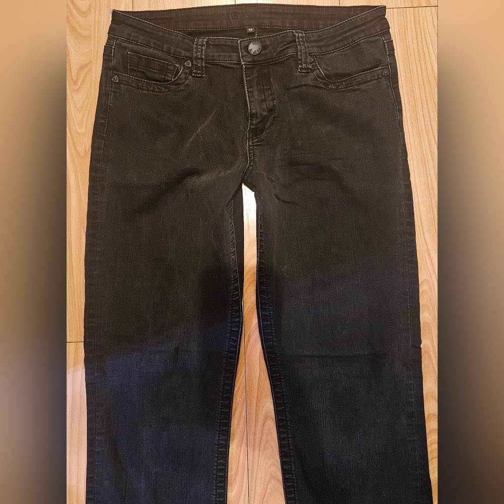 The KUT from the Kloth Stevie Straight Leg jean in black Sz.12 - Picture 5 of 9